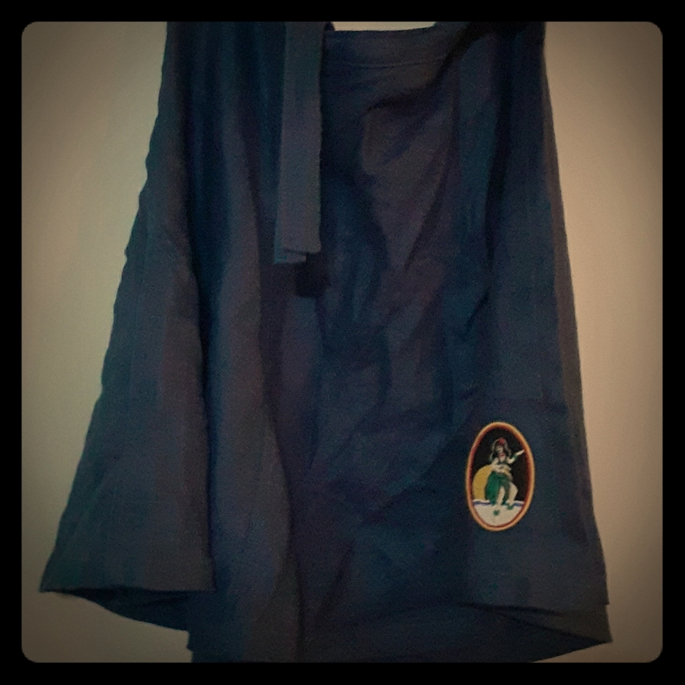 Dr Martens Denim wrap skirt Hula girl